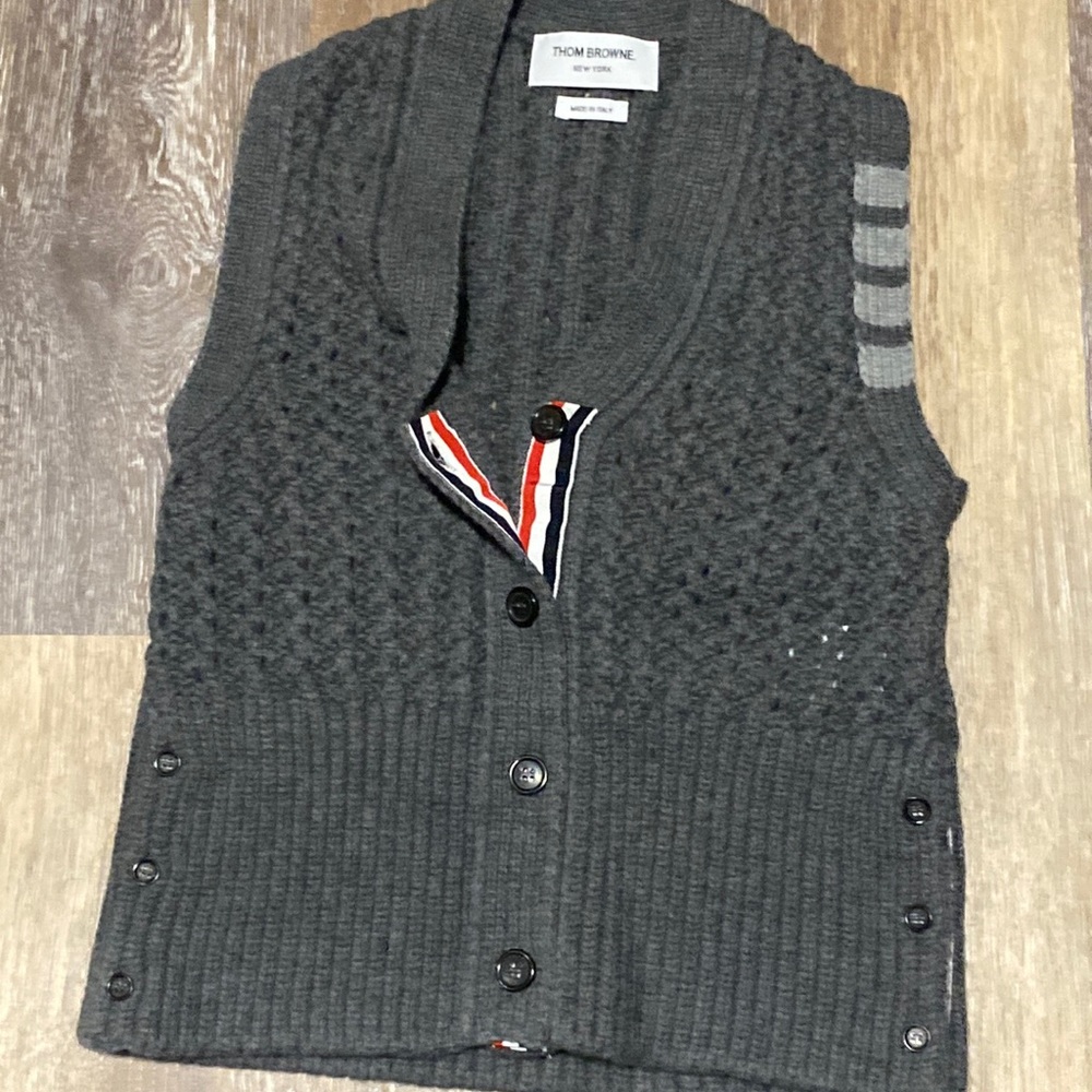 Thom Browne Buttoned Up Vest size 36m